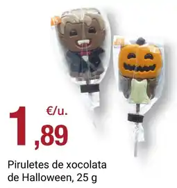 BonpreuEsclat Belfine piruletes de xocolata de Halloween oferta