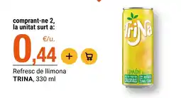 BonpreuEsclat Trina refresc de llimona oferta