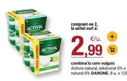 BonpreuEsclat Activia salud digestiva oferta