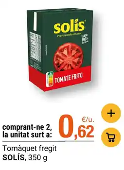BonpreuEsclat Solís tomàquet fregit oferta