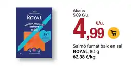 BonpreuEsclat Royal salmón ahumado suave oferta