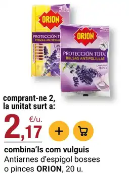 BonpreuEsclat Orion antiarnes d'espígal bosses o pinces Orion oferta