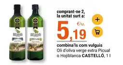 BonpreuEsclat OliCastelló oli d'oliva verge extra Picual o Hojiblanca CASTELLÓ oferta