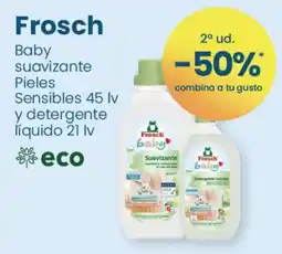 Clarel Frosch Baby suavizante Pieles Sensibles y detergente líquido oferta