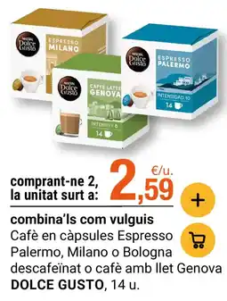 BonpreuEsclat Dolce Gusto café en cápsulas oferta