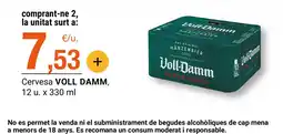 BonpreuEsclat Cervesa Voll Damm oferta