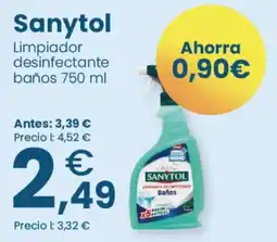 Clarel Sanytol limpiador desinfectante baños oferta