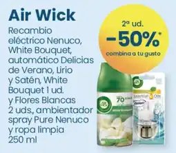 Clarel Air Wick recambio eléctrico nenuco white bouquet, automáticos delicias de verano, lirio y satén, white bouquet 1 ud. y flores oferta