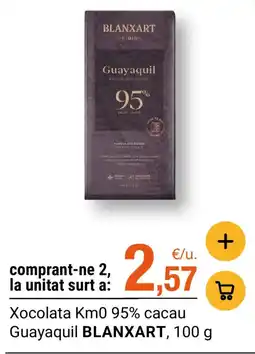 BonpreuEsclat Blanxart xocolata km0 95% cacau guayaquil oferta