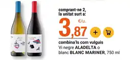 BonpreuEsclat Vi negre aladelta o blanc blanc mariner oferta