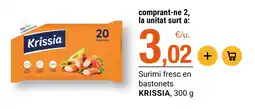BonpreuEsclat Krissia surimi fresc en bastonets oferta