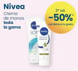 Clarel Nivea crema de manos toda la gama oferta