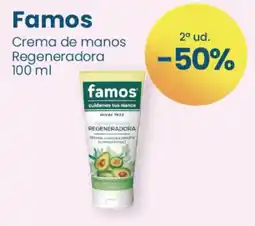 Clarel Famos crema de manos regeneradora oferta