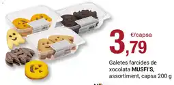 BonpreuEsclat Galetes farcides de xocolata MUSFI'S oferta