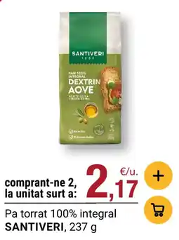 BonpreuEsclat Santiveri pa torrat 100% integral oferta
