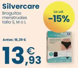 Clarel Silvercare Braguitas menstruales oferta