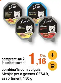 BonpreuEsclat Cesar Menjar per a gossos oferta