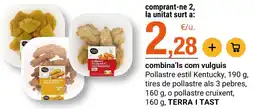 BonpreuEsclat Terra i tast pollastre estil kentucky tires de pollastre als 3 pebres pollastre cruixent oferta