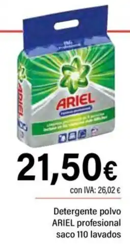 Cash Ifa Ariel detergente polvo profesional oferta