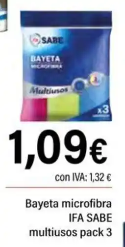 Cash Ifa Ifa sabe bayeta microfibra multiusos oferta