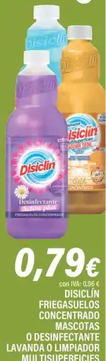 Cash Ifa Disiclin fregasuelos concentrado mascotas o desinfectante lavanda o limpiador multsuperficies oferta