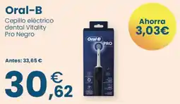 Clarel Oral-B cepillo eléctrico dental vitality pro negro oferta