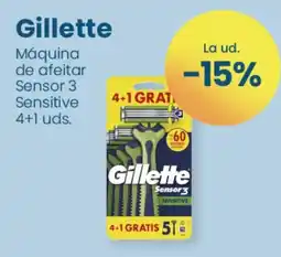 Clarel Gillette Máquina de afeitar Sensor 3 Sensitive oferta