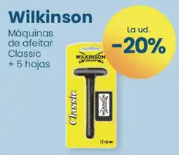 Clarel Wilkinson máquinas de afeitar classic oferta