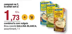 BonpreuEsclat Gallina Blanca brou casolà oferta