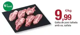 BonpreuEsclat km0 galta de porc tallada amb os, safata oferta