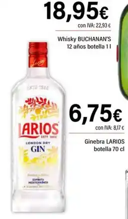 Cash Ifa Larios ginebra oferta
