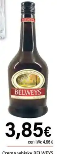 Cash Ifa Crema whisky BELWEYS oferta