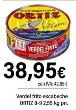 Cash Ifa ortiz verdelfrito escabeche oferta