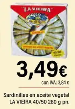 Cash Ifa La Vieira sardinillas en aceite vegetal oferta