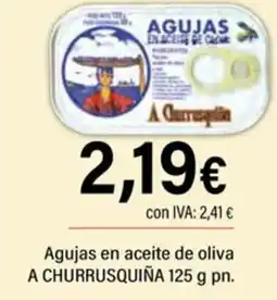 Cash Ifa A Churrusquiña agujas en aceite de oliva oferta