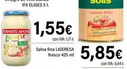 Cash Ifa Salsa fina LIGERESA oferta