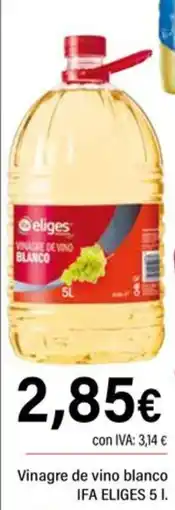 Cash Ifa ifa eliges vinagre de vino blanco oferta