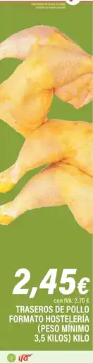 Cash Ifa ifa traseros de pollo formato hostelería oferta