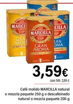 Cash Ifa Marcilla café molido natural o mezcla oferta