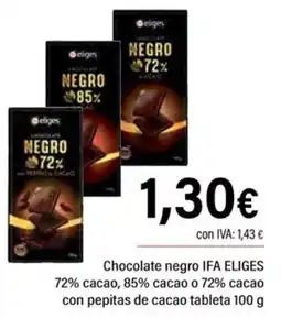 Cash Ifa Chocolate negro IFA ELIGES oferta