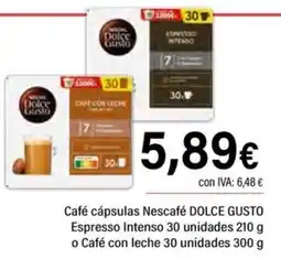 Cash Ifa Nescafé DOLCE GUSTO Espresso Intenso oferta