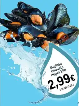 Cash Ifa Mejillón etiqueta negra oferta