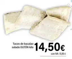 Cash Ifa Tacos de bacalao salado oferta