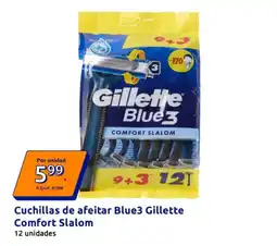 Action Gillette Blue3 Comfort Slalom oferta