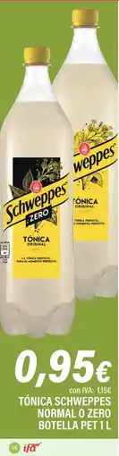 Cash Ifa Schweppes Tónica Zero oferta