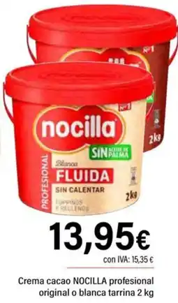 Cash Ifa nocilla crema cacao profesional blanca fluida oferta