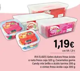 Cash Ifa ifa eliges geles dulces fresa acida oferta