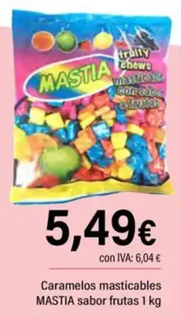 Cash Ifa mastia caramelos masticables sabor frutas oferta