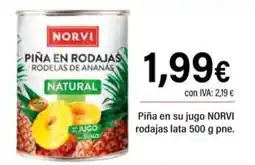 Cash Ifa Norvi piña en rodajas oferta