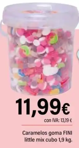 Cash Ifa FINI caramelo goma little mix cubo oferta